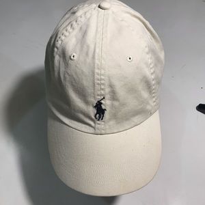 Vintage polo hat leather strap